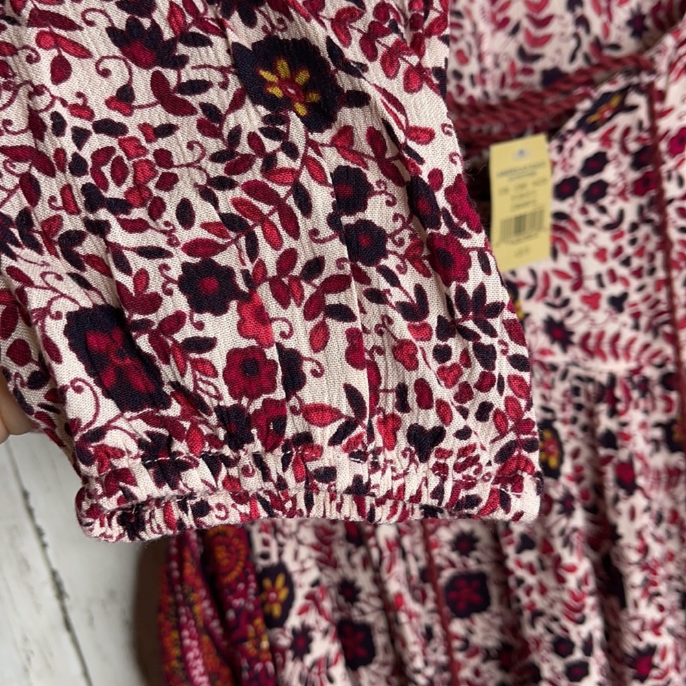 NWT 🆕 American Eagle Floral Boho Pheasant Dress - Picture 7 of 10